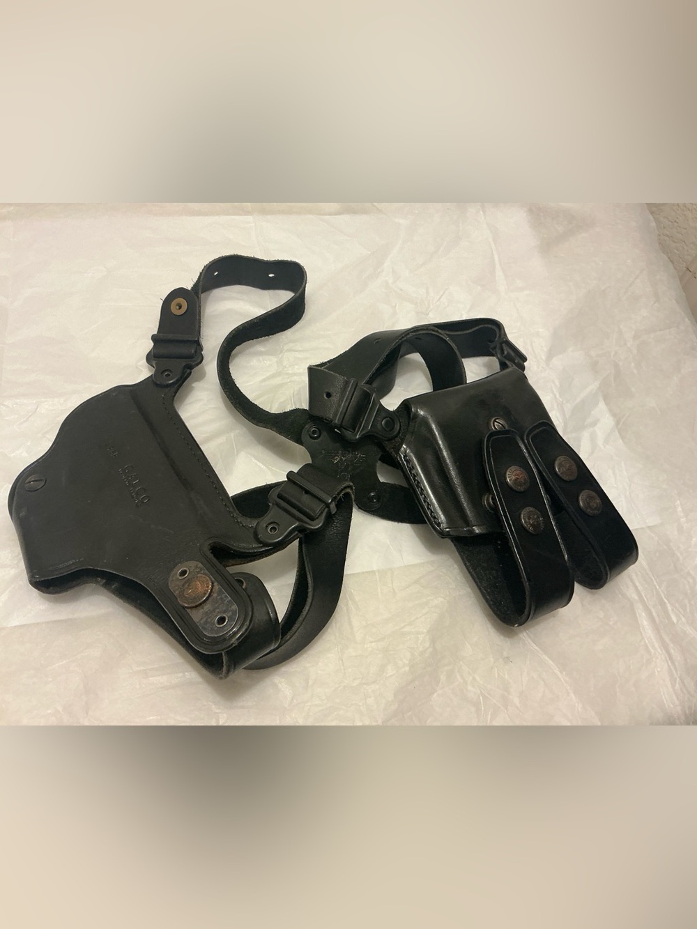 Vintage Galco SCL24 Shoulder Holster Black Leather Phoenix Arizona
